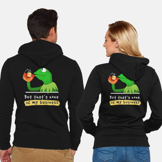 None Of My Business Muppet-Unisex-Zip-Up-Sweatshirt-Digital Magician