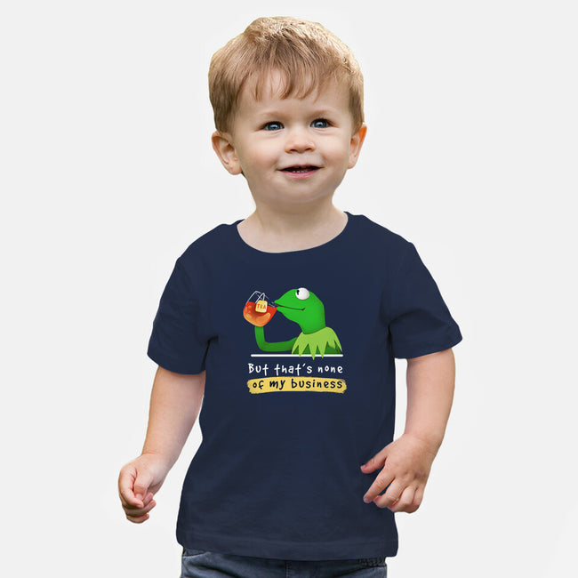 None Of My Business Muppet-Baby-Basic-Tee-Digital Magician