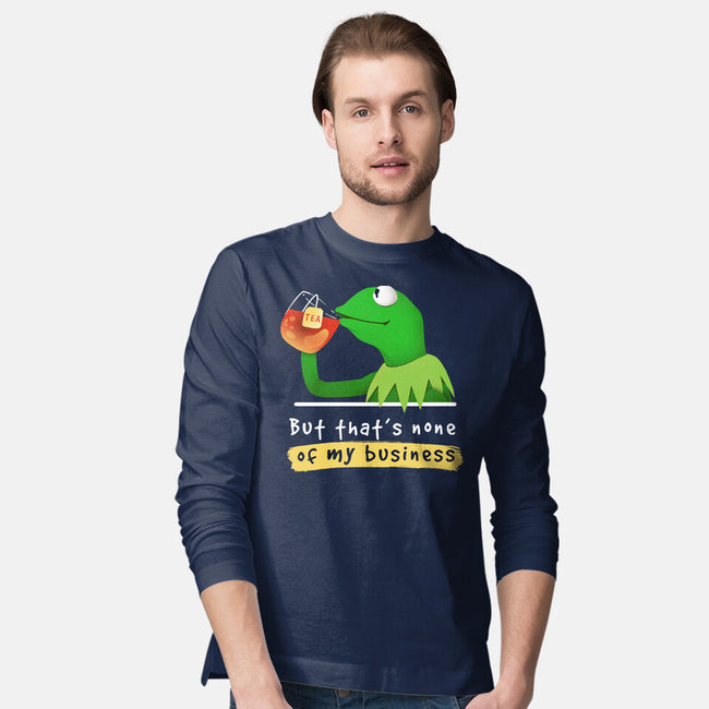 None Of My Business Muppet-Mens-Long Sleeved-Tee-Digital Magician