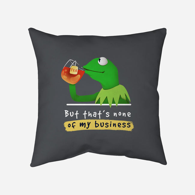 None Of My Business Muppet-None-Removable Cover-Throw Pillow-Digital Magician