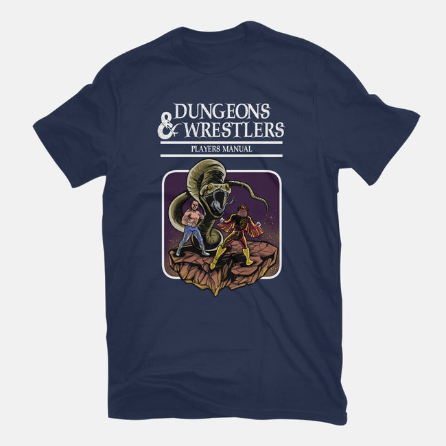 Dungeons And Wrestlers-Unisex-Basic-Tee-zascanauta