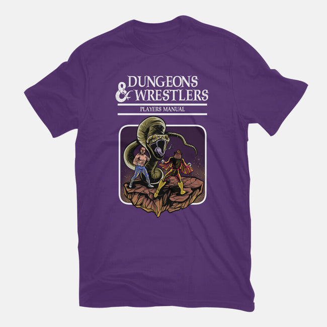 Dungeons And Wrestlers-Mens-Basic-Tee-zascanauta