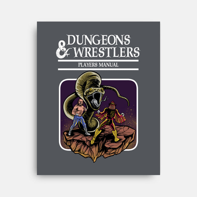 Dungeons And Wrestlers-None-Stretched-Canvas-zascanauta