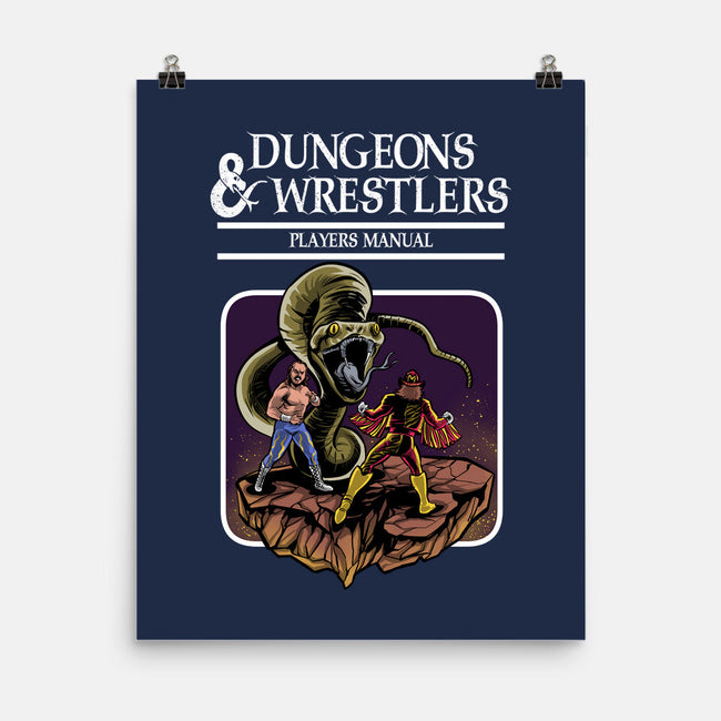 Dungeons And Wrestlers-None-Matte-Poster-zascanauta