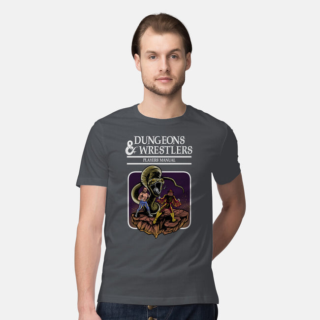 Dungeons And Wrestlers-Mens-Premium-Tee-zascanauta