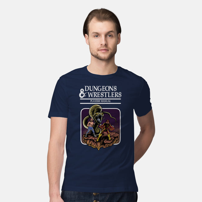 Dungeons And Wrestlers-Mens-Premium-Tee-zascanauta