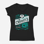 Creosote's Wafer Thin Mints-Womens-V-Neck-Tee-Nemons