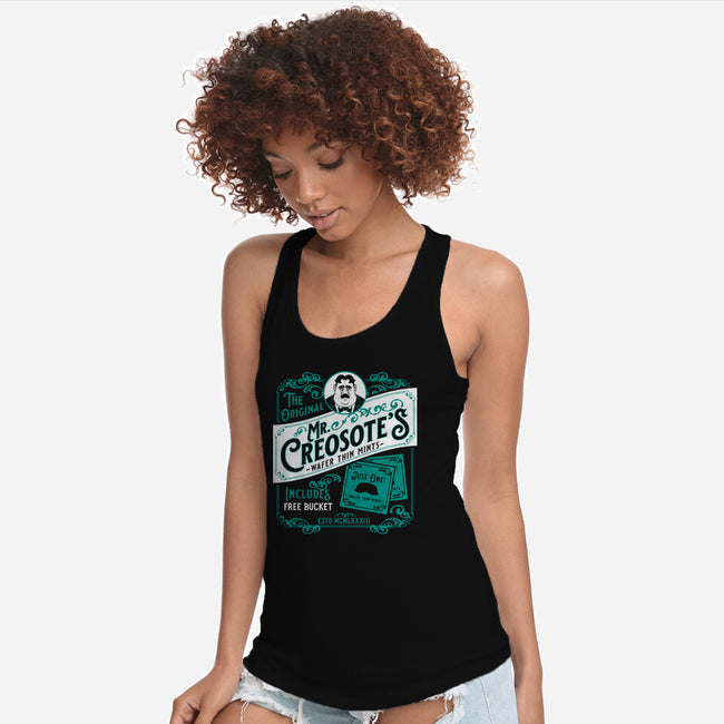 Creosote's Wafer Thin Mints-Womens-Racerback-Tank-Nemons