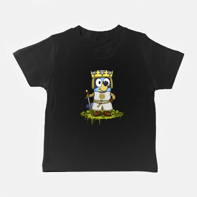 Bluey And The Holy Grail-Baby-Basic-Tee-JamesQJO