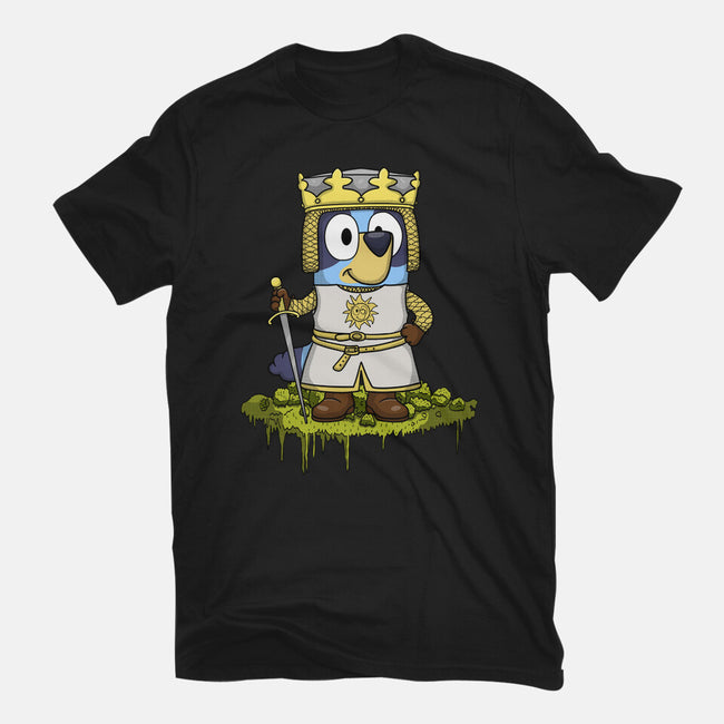 Bluey And The Holy Grail-Mens-Heavyweight-Tee-JamesQJO