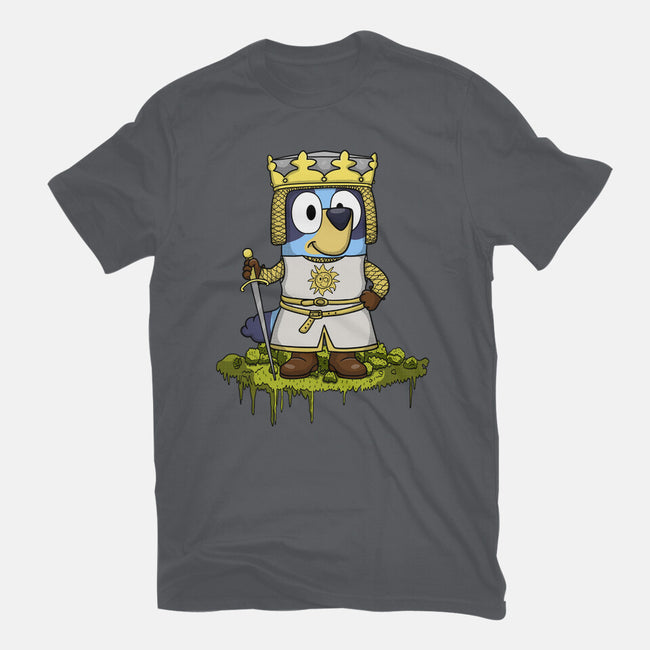 Bluey And The Holy Grail-Womens-Fitted-Tee-JamesQJO