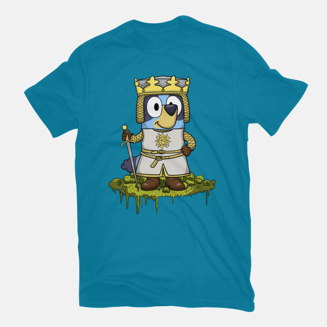 Bluey And The Holy Grail-Mens-Heavyweight-Tee-JamesQJO