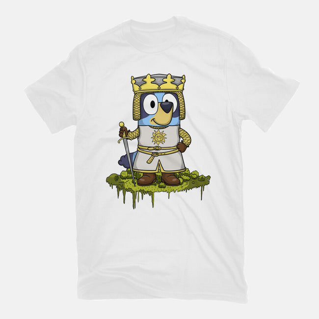 Bluey And The Holy Grail-Mens-Heavyweight-Tee-JamesQJO