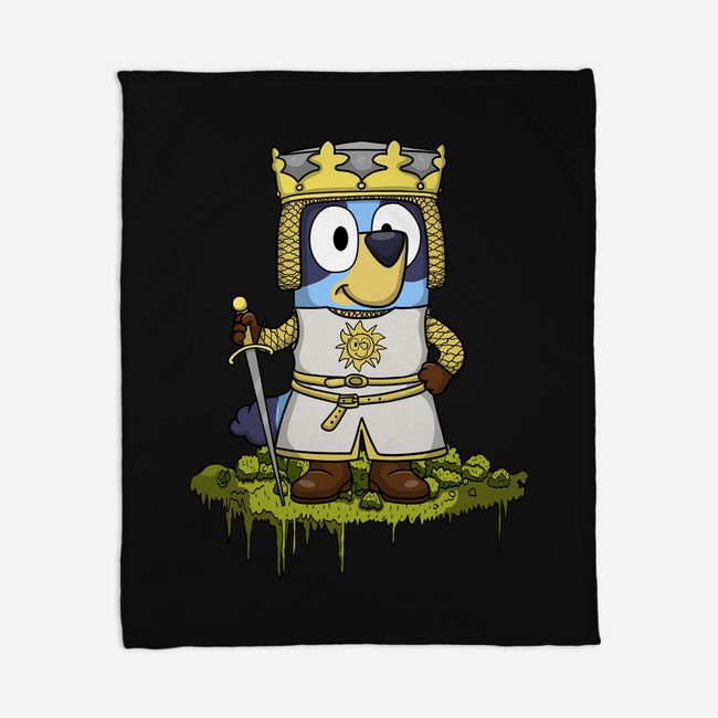 Bluey And The Holy Grail-None-Fleece-Blanket-JamesQJO