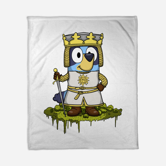 Bluey And The Holy Grail-None-Fleece-Blanket-JamesQJO