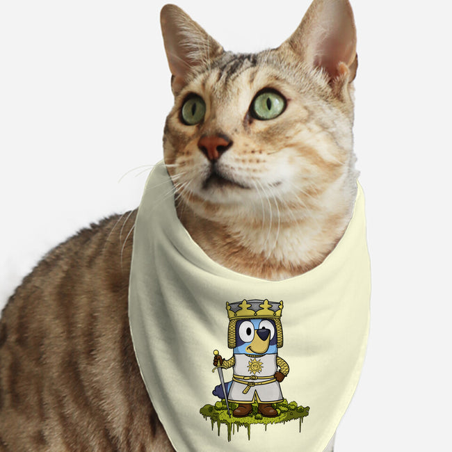 Bluey And The Holy Grail-Cat-Bandana-Pet Collar-JamesQJO