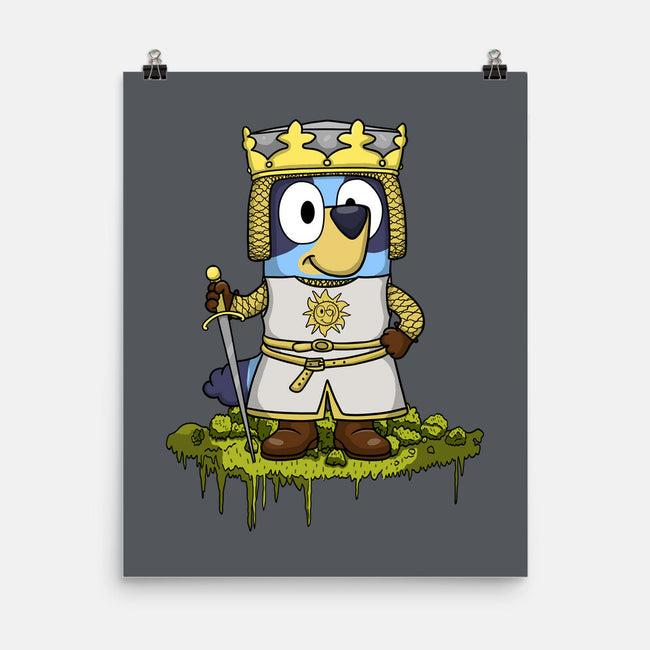 Bluey And The Holy Grail-None-Matte-Poster-JamesQJO