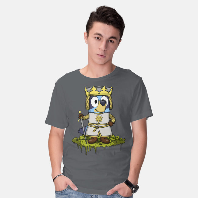 Bluey And The Holy Grail-Mens-Basic-Tee-JamesQJO