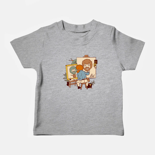 Happy Triple Portrait-Baby-Basic-Tee-vp021