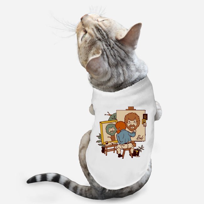 Happy Triple Portrait-Cat-Basic-Pet Tank-vp021