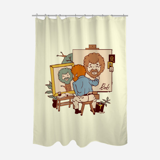 Happy Triple Portrait-None-Polyester-Shower Curtain-vp021