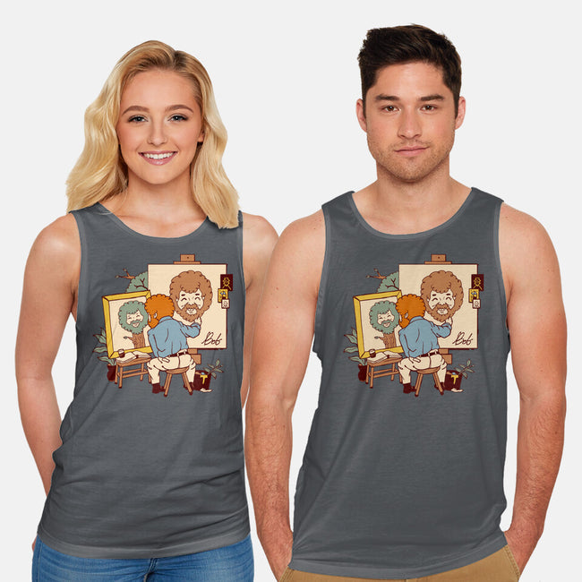 Happy Triple Portrait-Unisex-Basic-Tank-vp021