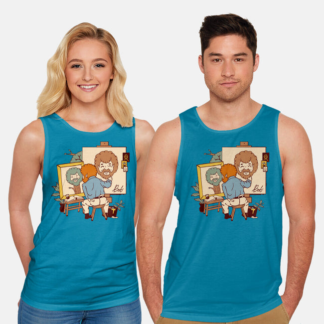 Happy Triple Portrait-Unisex-Basic-Tank-vp021