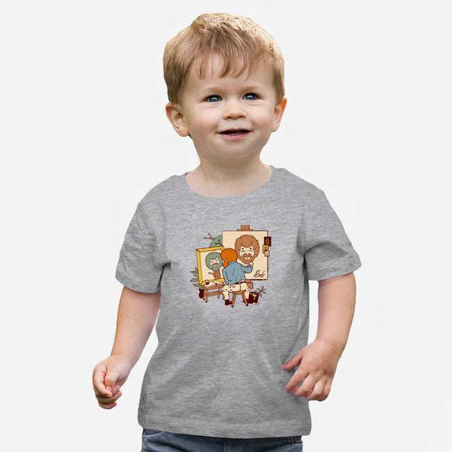 Happy Triple Portrait-Baby-Basic-Tee-vp021