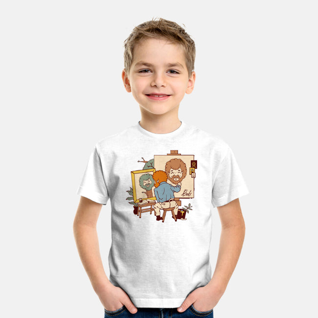 Happy Triple Portrait-Youth-Basic-Tee-vp021