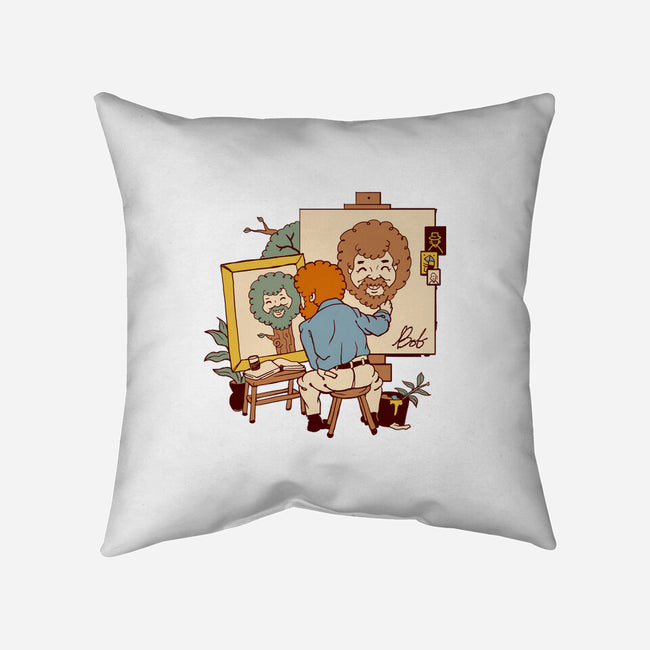 Happy Triple Portrait-None-Removable Cover-Throw Pillow-vp021