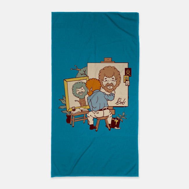 Happy Triple Portrait-None-Beach-Towel-vp021