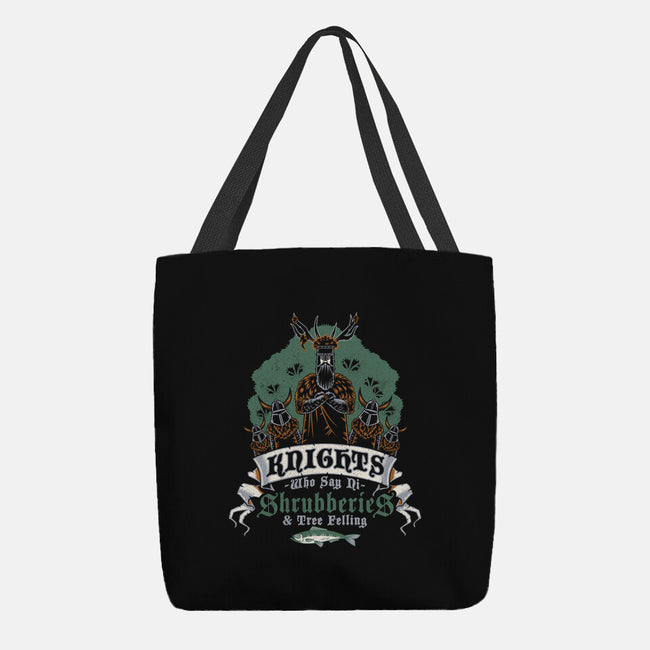 Knightly Shrubberies And Tree Felling-None-Basic Tote-Bag-Nemons