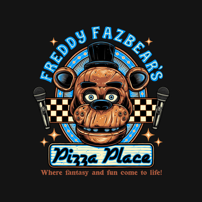 Freddy’s Pizza Place-Womens-Racerback-Tank-momma_gorilla