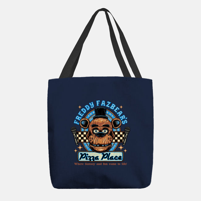 Freddy’s Pizza Place-None-Basic Tote-Bag-momma_gorilla