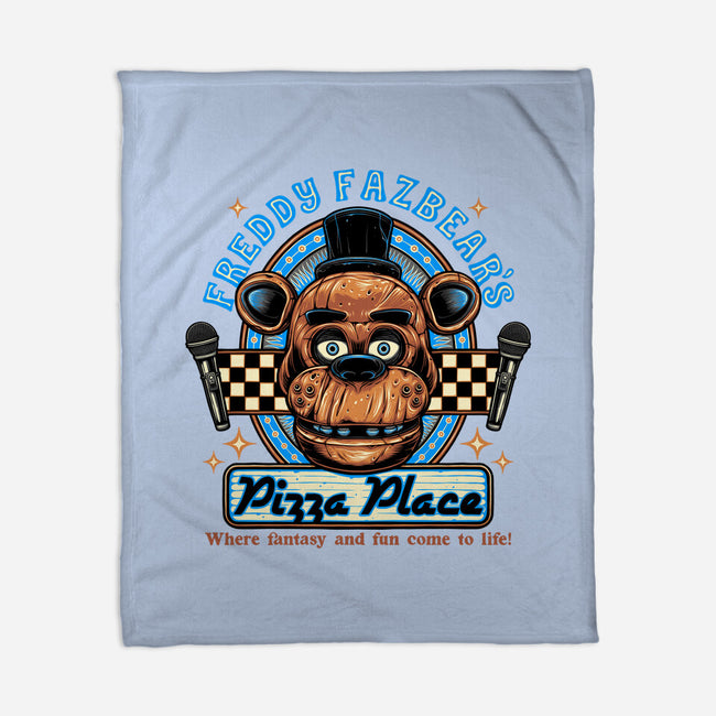 Freddy’s Pizza Place-None-Fleece-Blanket-momma_gorilla