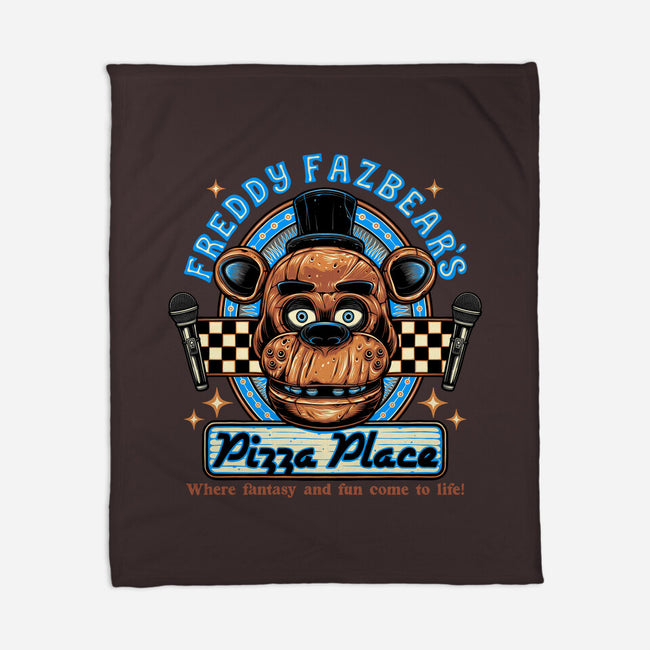 Freddy’s Pizza Place-None-Fleece-Blanket-momma_gorilla