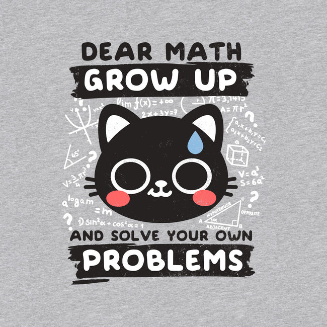 Math Confused Cat-Unisex-Basic-Tee-NemiMakeit