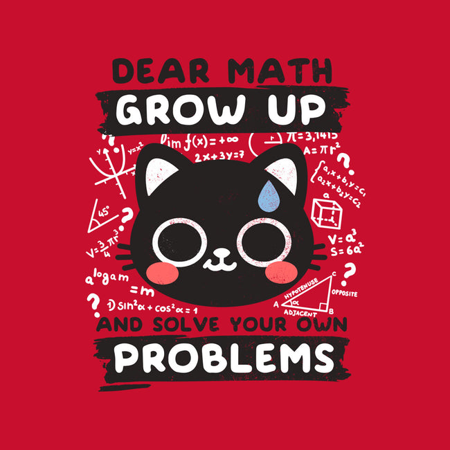 Math Confused Cat-Womens-Off Shoulder-Tee-NemiMakeit