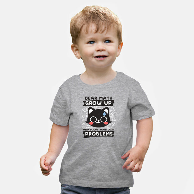 Math Confused Cat-Baby-Basic-Tee-NemiMakeit