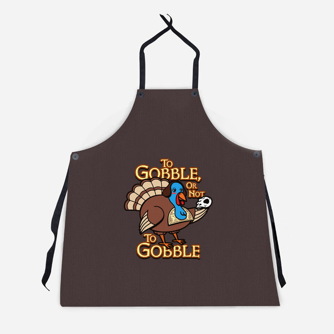 To Gobble Or Not To Gobble-Unisex-Kitchen-Apron-Boggs Nicolas