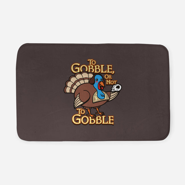 To Gobble Or Not To Gobble-None-Memory Foam-Bath Mat-Boggs Nicolas