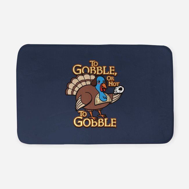 To Gobble Or Not To Gobble-None-Memory Foam-Bath Mat-Boggs Nicolas