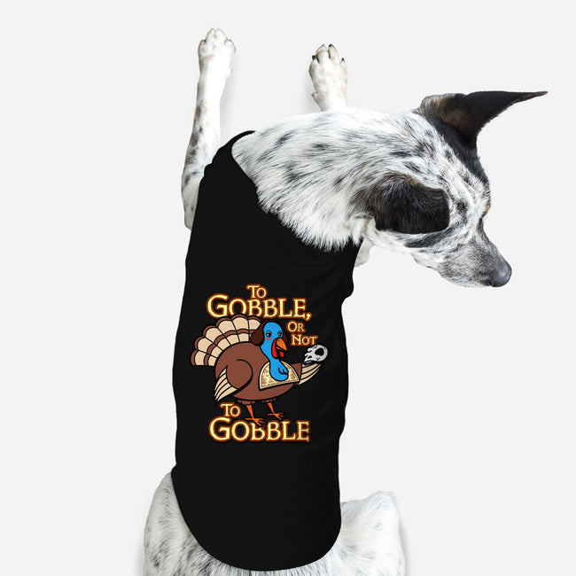 To Gobble Or Not To Gobble-Dog-Basic-Pet Tank-Boggs Nicolas