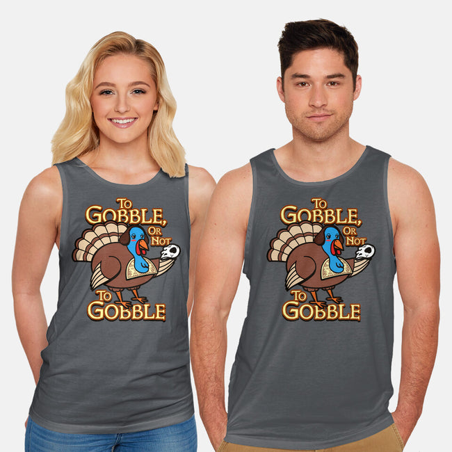 To Gobble Or Not To Gobble-Unisex-Basic-Tank-Boggs Nicolas