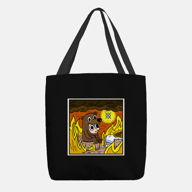 The Bear Is Fine-None-Basic Tote-Bag-MarianoSan