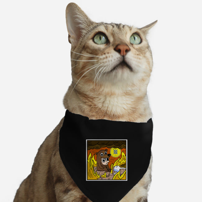 The Bear Is Fine-Cat-Adjustable-Pet Collar-MarianoSan