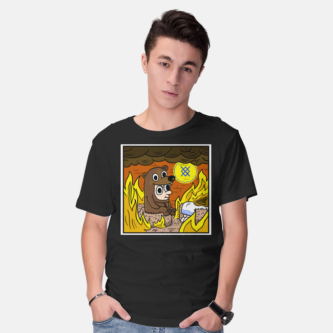 The Bear Is Fine-Mens-Basic-Tee-MarianoSan