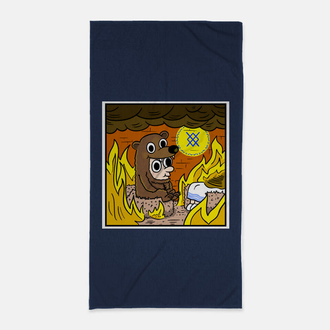 The Bear Is Fine-None-Beach-Towel-MarianoSan