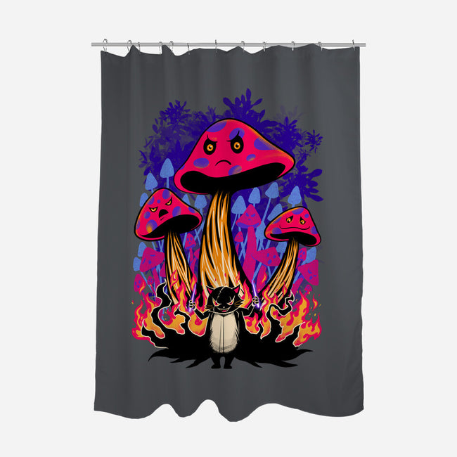 Symphony Of Evil-None-Polyester-Shower Curtain-spoilerinc