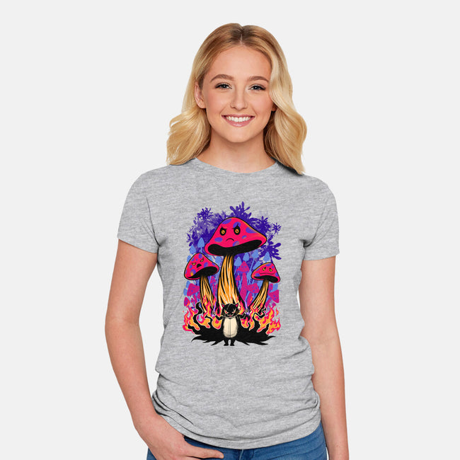 Symphony Of Evil-Womens-Fitted-Tee-spoilerinc